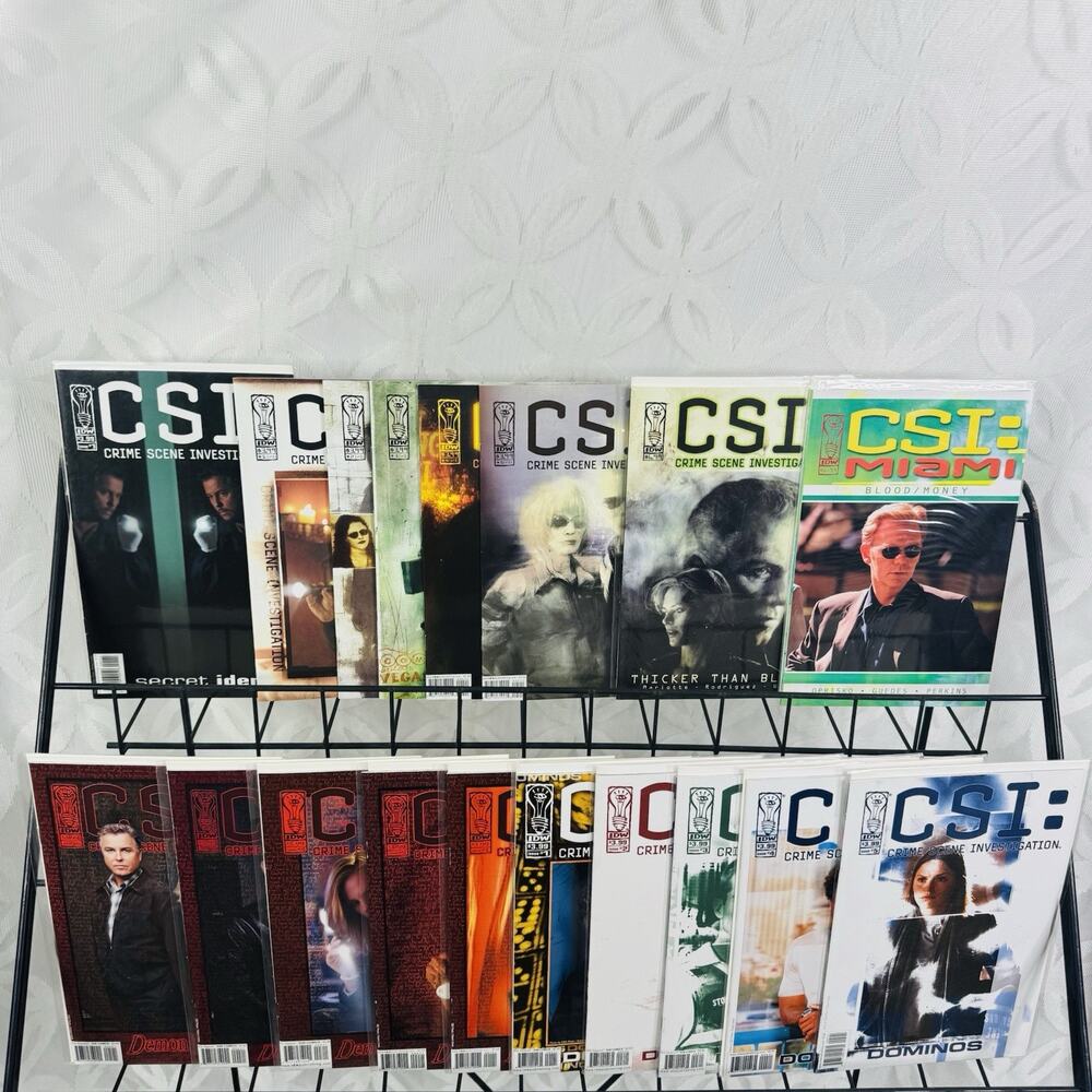 CSI Crime Scene Investigation Lot IDW Dominos Demon‎ House 1-5 Miami Blood Money